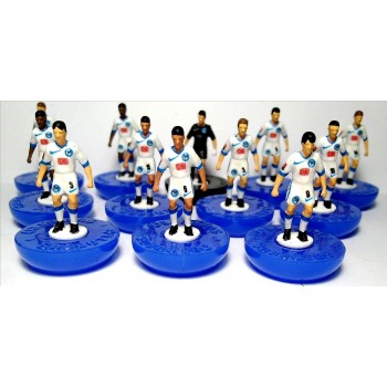 Subbuteo Andrew Table Soccer Hertha Berlin 2006-2007 on Classic hasbro Bases